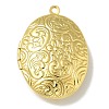 Brass Locket Pendants KK-Q019-19G-1