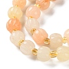Natural Golden Silk Jade Beads Strands G-B135-B01-01-4