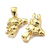 Rack Plating Brass Pendants KK-D026-17G-3