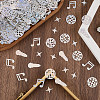 3Bags Paper Laser Disco Confetti DIY-CP0013-90B-4