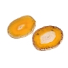 Dyed & Heated Natural Agate Slice Cabochons GG-CBAAF67-01D-2