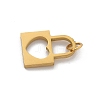 304 Stainless Steel Charms STAS-L281-004G-2