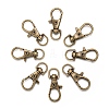 Antique Bronze Tone Alloy Swivel Snap Hook Lobster Claw Clasps for Jewellery Findings X-E168-NFAB-1