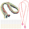 40Pcs Adjustable Korean Waxed Polyester Cord Necklace Making AJEW-UN0001-64A-1