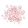  Natural Round Loose Gemstone Rose Quartz Beads G-TA0001-09-18