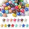 50Pcs UV Plating Plastic Beads SACR-CJ0001-69-1