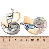 Natural Paua Shell & Black Lip Shell & Yellow Shell Pendants KK-C135-08A-3