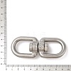 304 Stainless Steel 8 Shape Swivel Clasps STAS-S127-03P-05-3