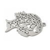 304 Stainless Steel Pendants STAS-V016-16P-2
