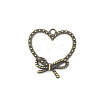 Heart Theme Tibetan Style Alloy Pendants PW-WG8919A-18-1