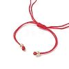Alloy Enamel Charm Bracelets BJEW-JB12519-02-4
