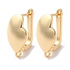 Brass Hoop Earrings Findings KK-B105-05G-01-1