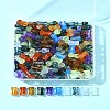250Pcs Gradient Color Transparent Acrylic Beads OACR-FS0001-93-9