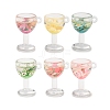 Luminous Transparent Resin Pendants RESI-K048-08-2