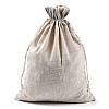 Cotton Cloth Packing Pouches Drawstring Bags ABAG-R011-30X40-01-3