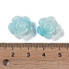 Synthetic Coral 3D Flower Rose Beads CORA-A005-14mm-26-3