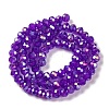 Baking Electroplate Glass Beads Strands LS-DGLA-A039-J10mm-B05-2