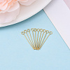 Brass Eye Pins KK-YW0004-04A-G-1