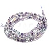 Natural Fluorite Beads Strands G-H266-21-3