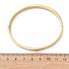 304 Stainless Steel Hinged Bangles for Women BJEW-B161-11G-02-5