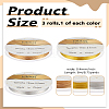 3 Rolls 3 Colors Round Copper Wire CWIR-LP0001-06C-2