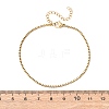 304 Stainless Steel Box Chain Bracelets BJEW-C134-01E-G-5
