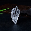 Natural Quartz Crystal Feather Sculpture Display Decorations PW-WG12E25-07-1