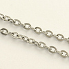 Tarnish Resistant 304 Stainless Steel Cable Chains CHS-Q001-16-1