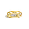 Simple Style 925 Sterling Silver Micro Pave Clear Cubic Zirconia Finger Rings WG5B003-04-3