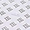 XXL Sizes Clothing Size Round Sticker Labels AJEW-WH0014-76C-3