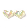 UV Plating Rainbow Iridescent Acrylic Beads LS-OACR-C010-01D-2