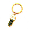 Alloy Enamel Cactus Pendant Keychains FIND-PW0017-01A-1