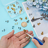 32Pcs 16 Style Ion Plating(IP) 304/201 Stainless Steel Stud Earring Findings STAS-ME0001-38-3