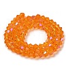 Transparent Electroplate Glass Beads Strands LS-EGLA-A039-T3mm-L23-2
