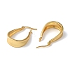 Teardrop Rack Plating Brass Hoop Earrings EJEW-L224-83G-2