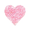 Heart Glitter Hotfix Rhinestone DIY-WH0268-17A-2