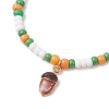 9Pcs Fruit Theme Alloy Enamel Charm Bracelets BJEW-MZ00206-06-3