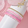 8Pcs 8 Color Glass Seed Beaded Stretch Bracelets Set for Women BJEW-JB09661-01-2