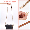 Zinc Alloy Curb Chain Crossbody Bag Straps DIY-WH0430-124A-3