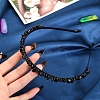 Natural Obsidian Hair Bands PW-WG3532A-04-1