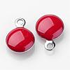 Stainless Steel Enamel Charms STAS-P049-07-1