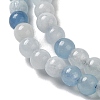 Natural Aquamarine Beads Strands G-B090-A17-03-4