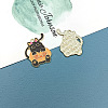 Alloy Enamel Pendants ENAM-CJC0002-31G-03-1