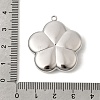 304 Stainless Steel Pendants STAS-B128-06P-01-3