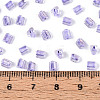 Transparent Inside Colours Glass Seed Beads SEED-T007-13I-4