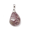 Natural Plum Blossom Tourmaline Pendants G-H259-06P-A-3