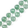 Natural Green Aventurine Beads Strands G-G182-B19-05-1