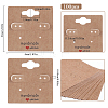 100Pcs Paper Ear Stud Display Card Holders CDIS-SP0001-06-2
