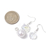 Glass Beads Dangle Earrings EJEW-JE06316-3