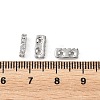SHEGRACE Brass Micro Pave Clear Cubic Zirconia Multi-Strands Links XGRQ5S005-849-P-3